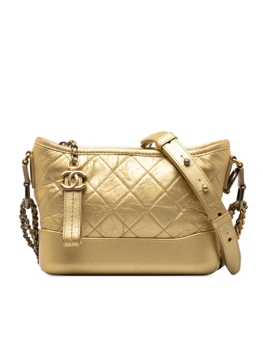Chanel Gabrielle Hobo Quilted Metallic #298086C20B